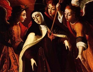 Josefa de Obidos - Transverberation of Saint Teresa